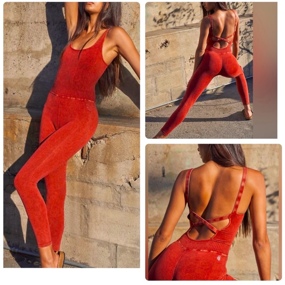 NWOT Free People Movement Good Karma Onesie Jumpsuit